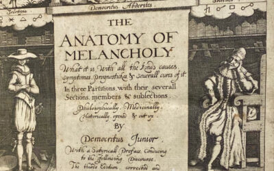 Robert Burton, “The Anatomy of Melancholy.”