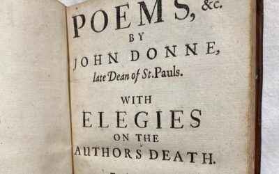 John Donne and Poetry in the Emmerson Collection